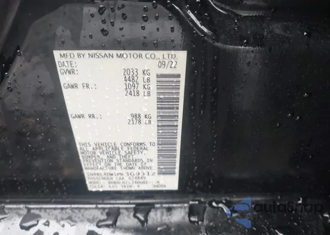 2023 Nissan Altima Sv Intelligent Awd из США, поврежденный, VIN 1N4BL4DW5PN309312